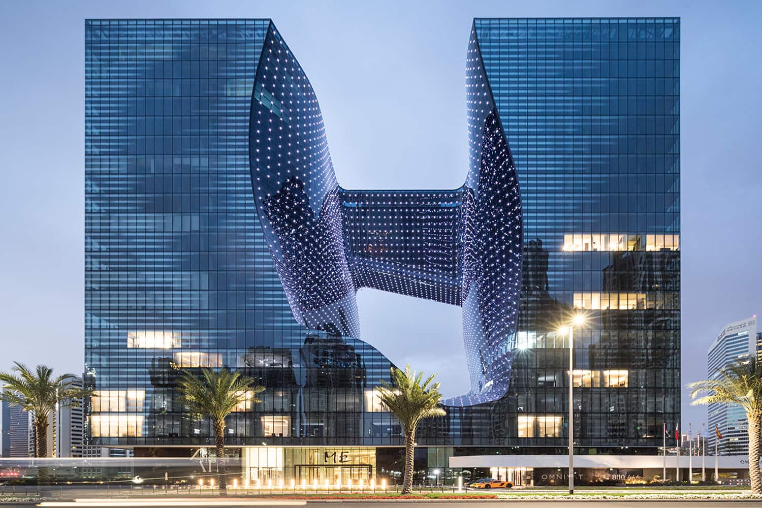 The Opus architectural landmark in Business Bay, Dubai